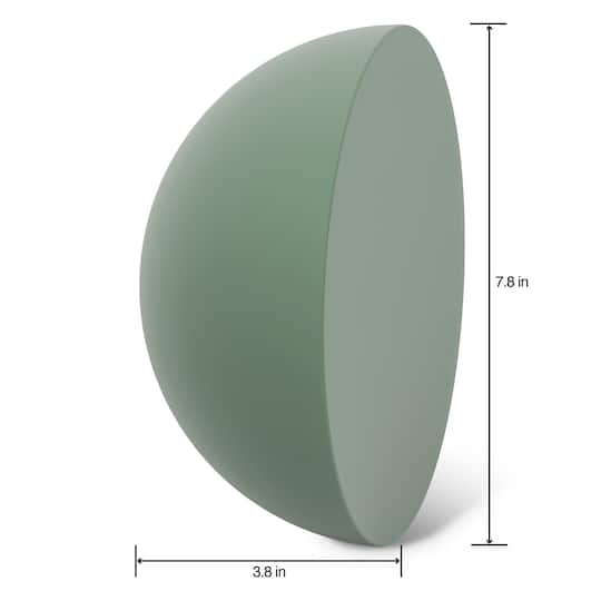 12 Pack: FloraCraft® DryFōM® Green Half Ball